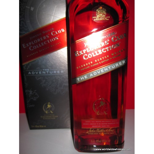 Johnnie Walker RED Explorers Club 'Adventurer' Boxed